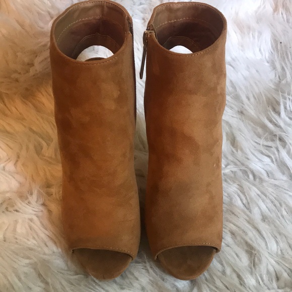 Brown Suede Booties - Picture 3 of 4